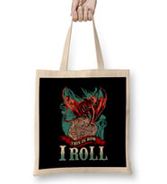 This Is How I Roll RPG Tabletop Gaming Dice Pun Bez Çanta Uzun Saplı