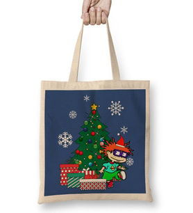 Chucky Rugrats Around The Christmas Tree Bez Çanta Uzun Saplı