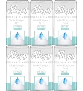 Sleepy Hasta Yatak Koruyucu 60*90CM 60 Adet (6PK*10)