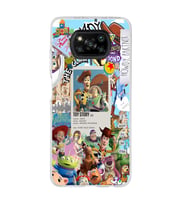 Poco X3 Pro / X3 NFC Uyumlu Toy Story Tasarımlı Şeffaf Telefon Kılıfı