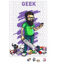 Nerd Geek Gamer Puzzle 240 Parça Yapboz
