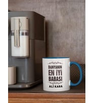 Babalar Gününe Özel Baskılı Kupa Bardaklar 26. Model (Beyaz)