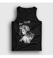 Presmono Unisex Siyah Born This Way Müzik Lady Gaga Atlet 474028tt