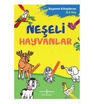 Neşeli Hayvanlar - Boyama Kitaplarım 3-4 Yaş
