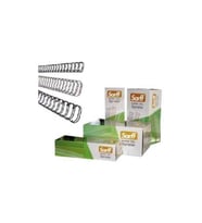 Sarff Spiral Tel (Jbı Karotel) 5-15 Yaprak 1/4 Beyaz (100 Lü Paket)
