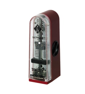 Wittner WT-890141 Piccolino Mekanik Metronom (Bordo)  Şık Renk Taşınabilir Analog
