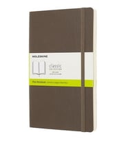 Moleskine Yumuşak Kapak Defter Kahverengi (Çizgisiz - 13x21) - 5536