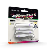 Ulti Baits Minnow Shad Silikon Balık 70MM 1,6gr 4 Adet, UB-C16, Purple Cheek, Mor Yanak