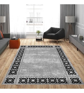Eliana Home Dijital Baskı Yıkanabilir Kaymaz Taban Salon Halısı Ve Yolluk LNA0820-FNL30 (Gri)