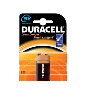 Duracell Alkalin 9 Volt Pil Tekli Paket