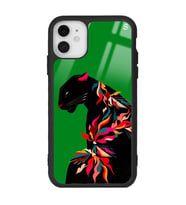 iPhone 11 Renkli Leopar Tasarımlı Glossy Telefon Kılıfı