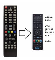 Vestel Codebox Tivibu S7720 Uyumlu Kasalı Hd  Kumanda