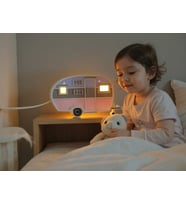 Karavan Temalı Dekoratif Aydınlatma ve Gece Lambası Ahşap MDF ( El Yapımı) led renk AMBER