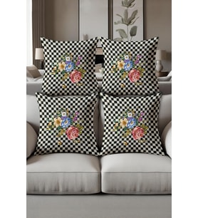 Dijital Baskılı Yumuşak Dokulu 4’lü Kırlent Kılıfı Takımı (43x43 cm) KRL0073