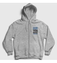 Presmono Unisex Gri Broke Developer Yazılımcı Fermuarlı Kapüşonlu Sweatshirt 331342tt (Gri)