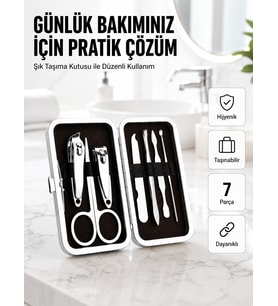 Lexroo Taşınabilir Çantalı Çok Fonksiyonlu Bakım Seti