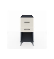 Kronos Komodin 2 Çekmeceli 44x59x96 Antrasit-Aytaşı