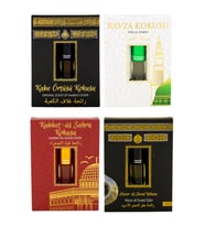 Kabe Örtüsü Kokusu Medine Ravza Kokusu Kubbetül Sahra Kokusu ve Hacerül Esved kokusu Alkolsüz Esans 3ml