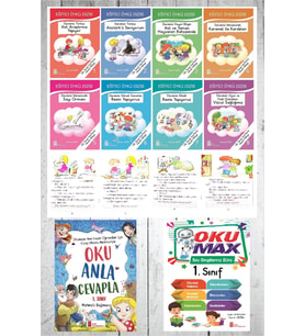 1.Sınıf Eğitici Öykü Dizisi+Oku Anla Cevapla+Oku Max