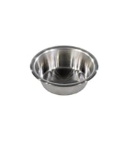 Ahşap Kedi Köpek Mama ve Su Kabıı, Mamalık  Kase, Mama Kabı (Gümüş)