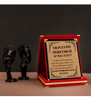 Öğretmene Hediye  Kadife Plaket  31734