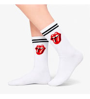 Rolling Stones Desenli Tenis çorap