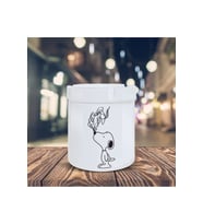 Kokusuz Sigara Küllüğü - Kokusuz Kül Tablası - Doğart Sanat Snoopy Küllük Çizgi Karakter Kül Tablası