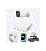 Provzen Hikvision Hibrit IP ColorVu 1 Kameralı Güvenlik Kamerası Mikrofonlu  Olay Anında bildirim