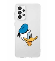 Samsung Galaxy A23  Kapak Donald Duck Tasarımlı Şeffaf Silikon Kılıf