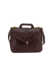 Gön Ömer Kahve Deri Unisex Laptop & Evrak Çantası 09 106 Ömer 
