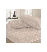 %100 Pamuklu Tek Kişilik Lastikli Çarşaf 120x200+30 50x70 Yastık Kılıfı ( 1 Adet )