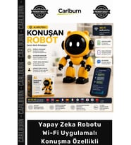 #YapayyZeka Akıllı Yapay Zeka Robotu WiFi Uygulamalı Konuşma Özellikli Teknolojik Oyuncak