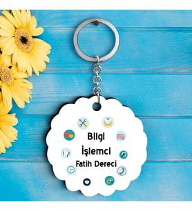 Bilgi İşlemcilere Özel  İsimli Anahtarlık