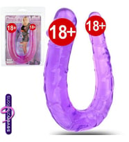 Seven Creations Double Mini Dong Çift Taraflı Jel Doku Penis