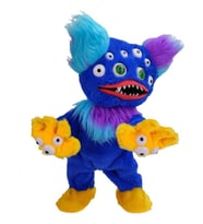 Kahraman Oyuncak Oynayan Kaktüs Huggy Wuggy Müzikli Hareketli Peluş Oyuncak Cactus Toy (Mavi)