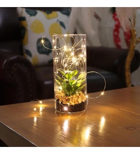 Pilli Süs Ledi 30 Led Sarı Işık 3 Metre