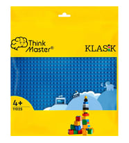 LEGO ile Uyumlu Classic Plaka (Zemin) - Classic Zemin 25CMX25CM Ebatlarında 11024 (Mavi)