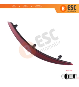 Fiat Egea 2015-On 4-Kapı Sedan 51998151 için Sol Arka Tampon Reflektörü