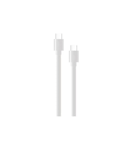 Type-C to Type-C Şarj Kablosu 60W Hızlı Şarj Data Kablosu USB-C Şarj Kablosu (Beyaz)