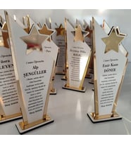 mezuniyet plaket (Gold)