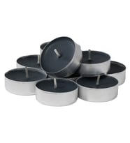 50 ADET BLACK TEA LİGHT CANDLE SİYAH TEA LİGHT MUM 1.KALİTE SİYAH MUM YILBAŞI MUMLARI ROMANTİK DEKOR SİYAH MUM