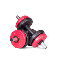 11 Kg Dambıl Seti BLACKRED  6 in 1 Fitness Set