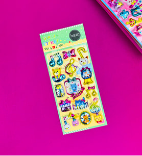 Hayvan Figürlü Işıklı Sticker