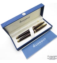 Waterman Carene Marine Amber GT Dolma Kalem + Roller Kalem Set  İsme Özel Kalem  Hediye Kalem