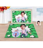 BK Gift Kişiye Özel Erkek Elektrik Mühendisi Karikatürlü 1000 Parça Profesyonel Puzzle-1