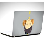 Kadın ve Yol Laptop Sticker 10 İnch (25X19CM)