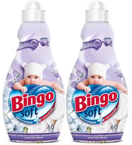 Bingo Soft Çamaşır Yumuşatıcı Konsantre 1440ML Sensitive (Hipoalerjenik) (2 Li Set)