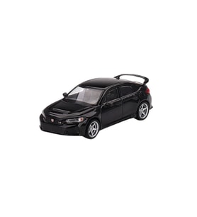 Mini GT 585 Honda Civic TYPE R Crystal Black Pearl 2023 W/ Advan GT Wheal Model Araba