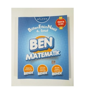 Bilfen Yayınları 4.sınıf Ben Matematik Etkinlik Kitabı