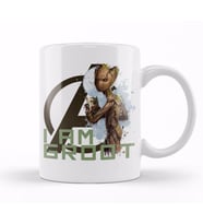 Avengers I am Groot Kupa Bardak Porselen
